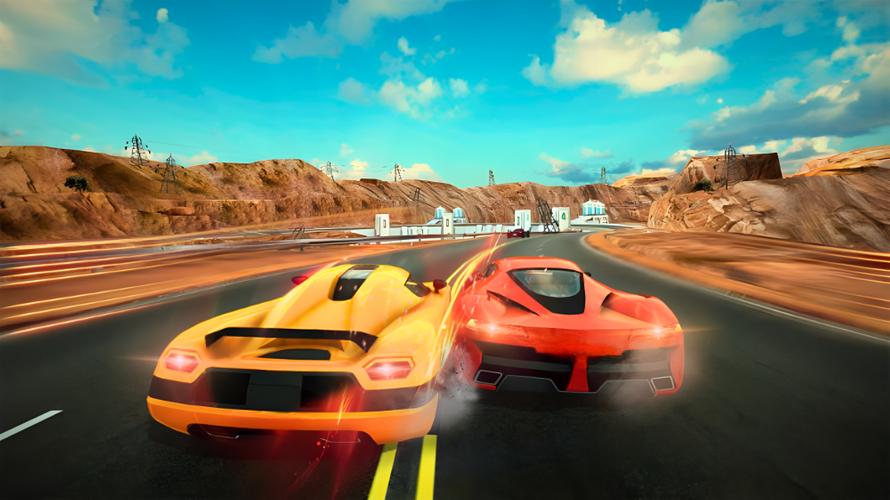 Street Car Racing-Nitro Fire स्क्रीनशॉट 1