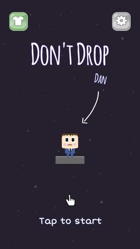 Don't Drop Dan: Tap to survive Captura de tela 1