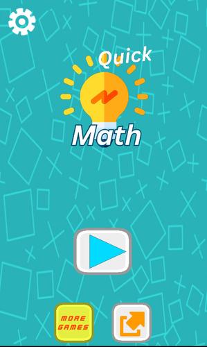 Quick Math Captura de tela 1