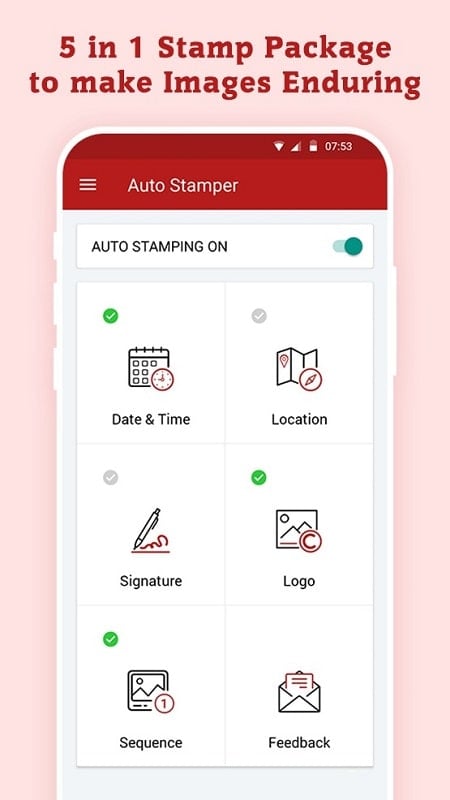 Auto Stamper™: Date Timestamp स्क्रीनशॉट 3