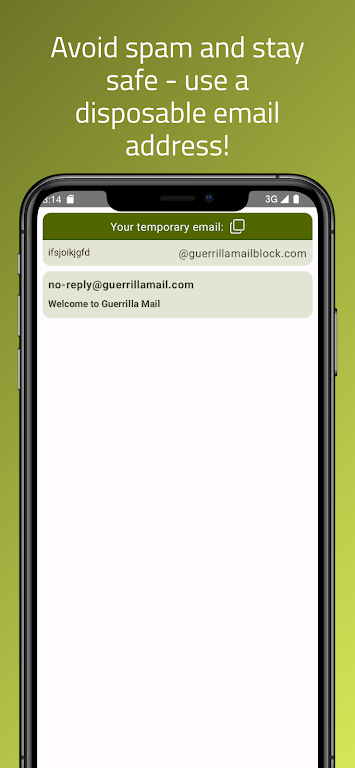 Guerrilla Mail - Temp Mail Screenshot 1