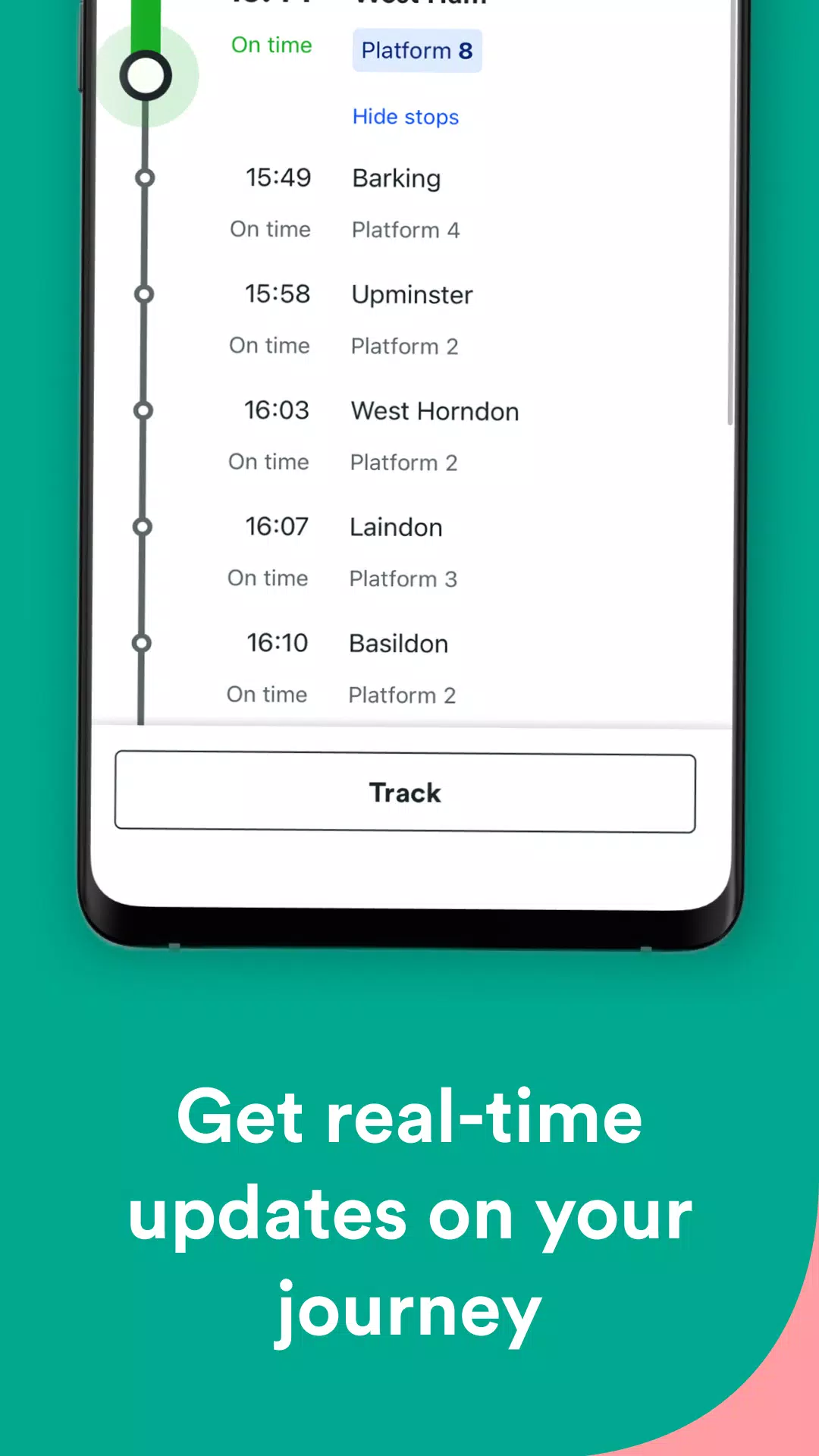 Trainline: voyage train et bus Capture d'écran 4