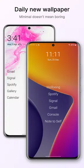 Olauncher. Minimal AF Launcher Screenshot 2
