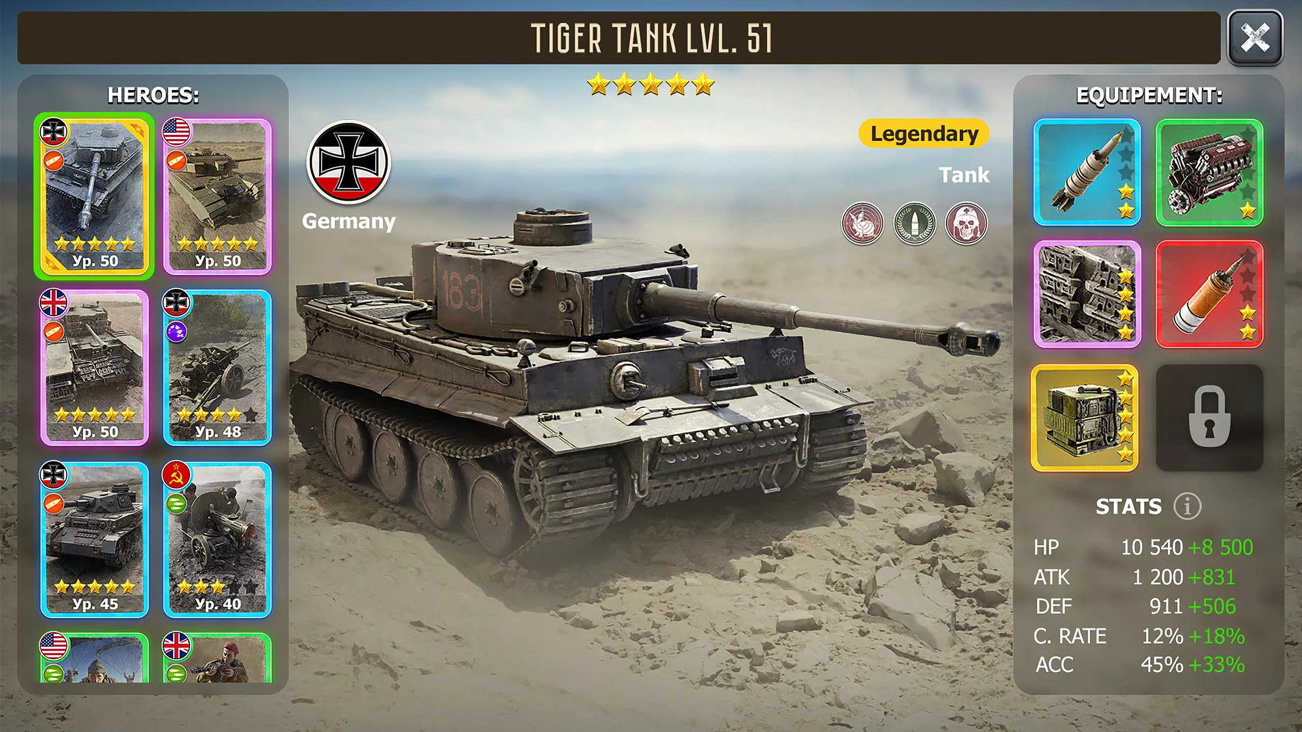 Heroes of Wars: WW2 Battles (2应用截图第2张