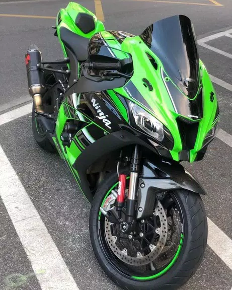 Kawasaki Ninja ZX10r Wallpaper スクリーンショット 3