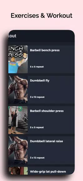 GYM Workouts: Build Muscle 스크린샷 3