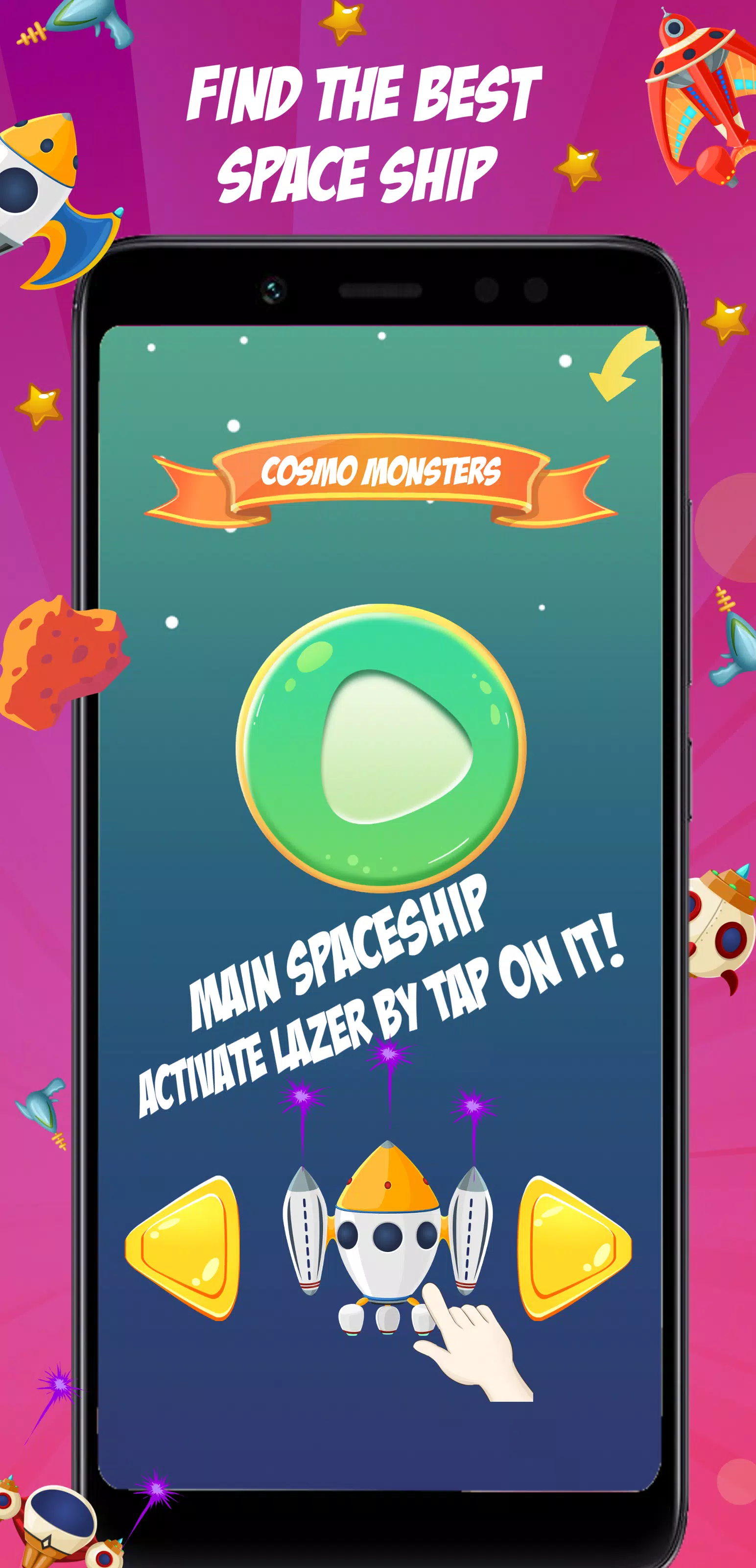 Cosmo Paddle Ball Game应用截图第2张