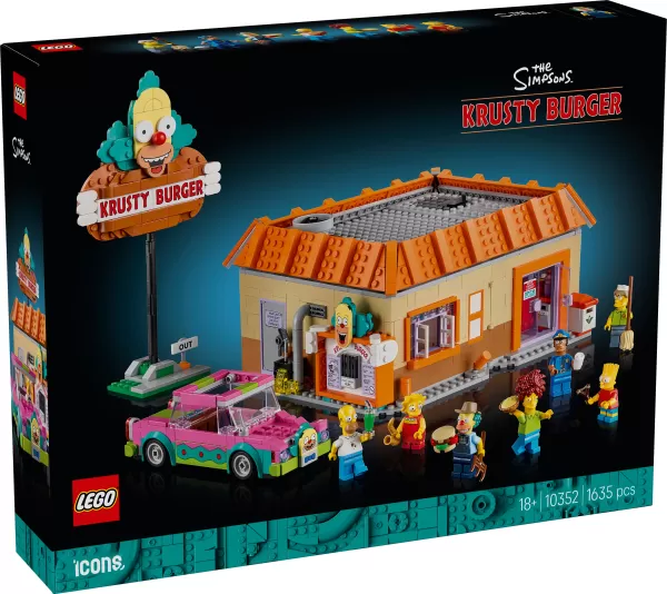LEGO revive la colaboración de Simpsons, presenta Krusty Burger Set
