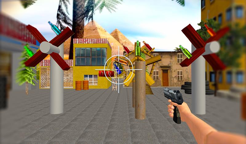 FPS Gun: Bottle Shooting Game स्क्रीनशॉट 1