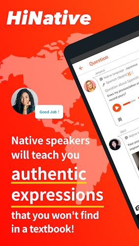 HiNative - Language Learning スクリーンショット 1