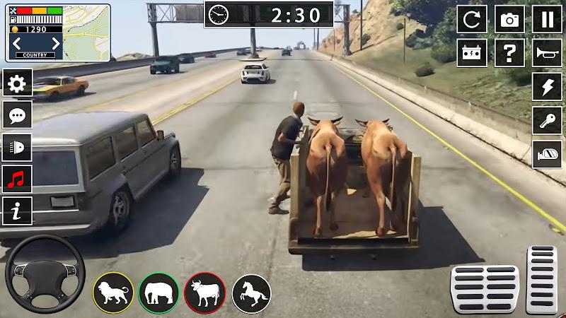 Animal transport truck games स्क्रीनशॉट 4