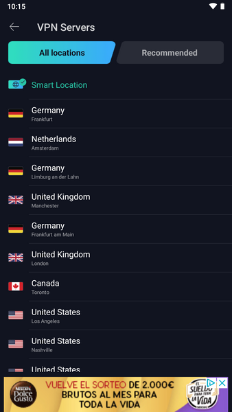 VPN Proxy Master應用截圖第2張