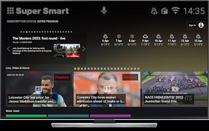 Super Smart TV Launcher 스크린샷 1