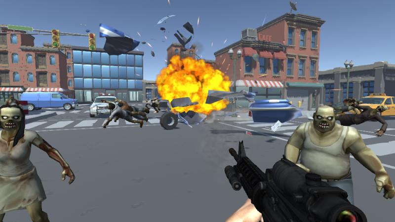 Zombie Shooting 3D Offline 스크린샷 1