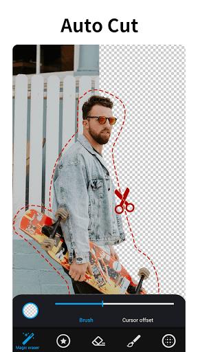 Photo Editor BG Eraser MagiCut Captura de pantalla 1