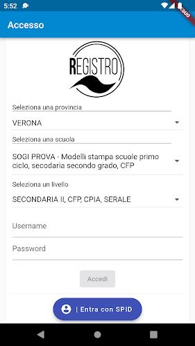 REGISTRO SOGI SCUOLA Captura de pantalla 1