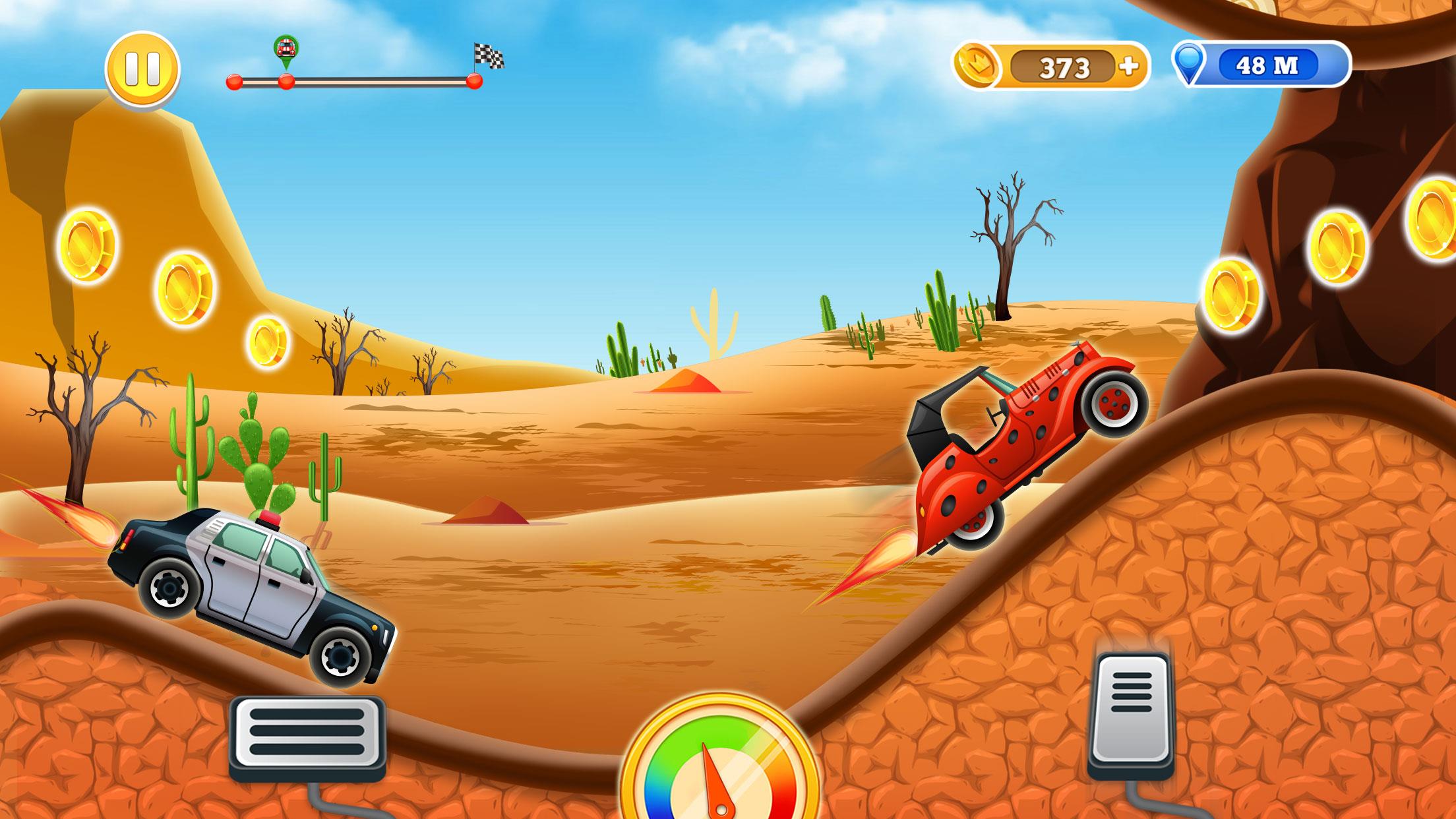 Hill Racing Car Game For Boys स्क्रीनशॉट 4