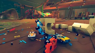 Blocky Toy Car Crash Online Captura de tela 2