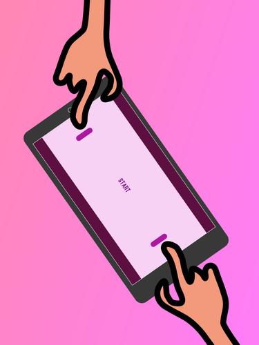 Pink Pong (Demo) Captura de tela 1