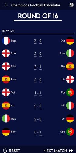 Champions Football Calculator स्क्रीनशॉट 4