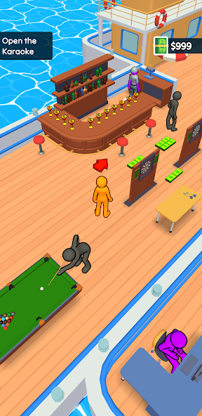 Boat Venture: Idle Manager Mod Captura de pantalla 2
