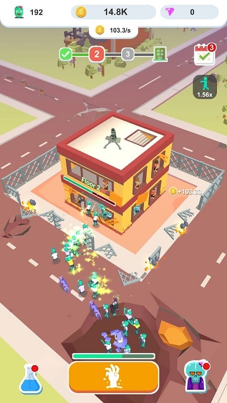 Idle Zombie Army應用截圖第2張