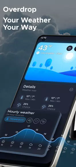 Overdrop: Weather today, radar Capture d'écran 1