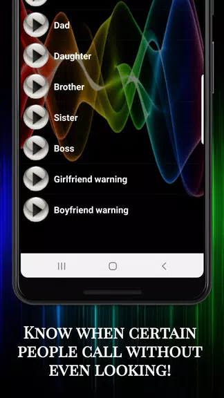 Caller ID Ringtones Captura de tela 1