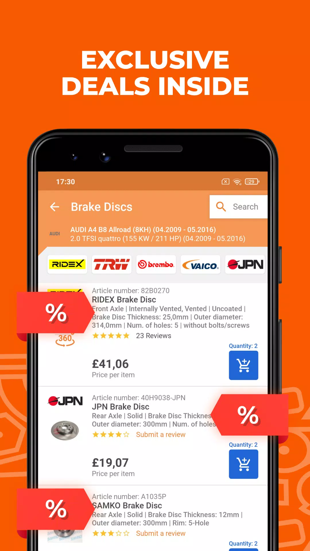 AUTODOC: buy car parts online スクリーンショット 4