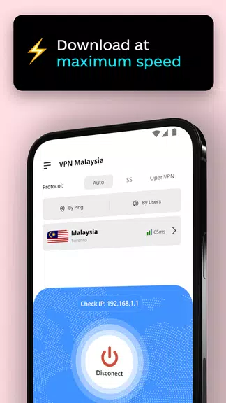 VPN Malaysia - Unlimited KL IP Captura de tela 4