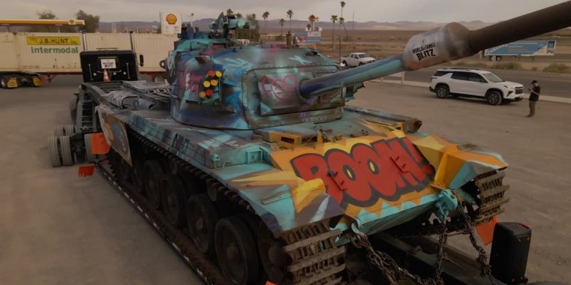 Giant Tank Hits the Streets: 'World of Tanks Blitz' IRL