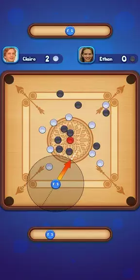 Carrom Strike - Disc Pool Game Captura de tela 2