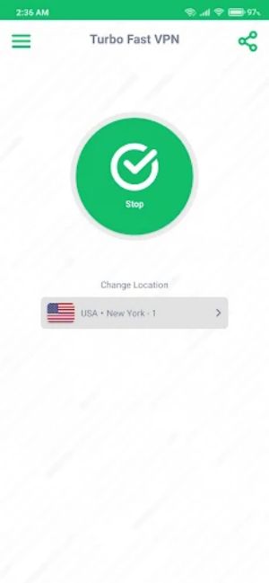 Turbo Fast VPN - Unlimited Captura de tela 2