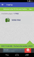 PC-FAX.com FreeFax 스크린샷 1