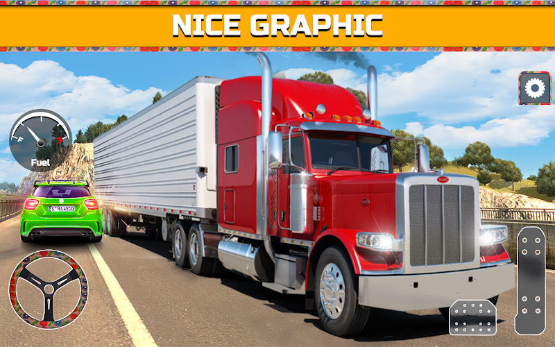 PK Cargo Truck Transport Game Captura de pantalla 3