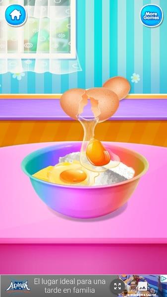 Unicorn Food - Sweet Rainbow Cake Desserts Bakery Screenshot 3