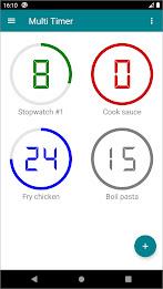 Multi Timer: concurrent timers Captura de tela 1