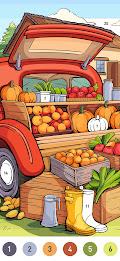 Country Farm Coloring Book Captura de pantalla 1
