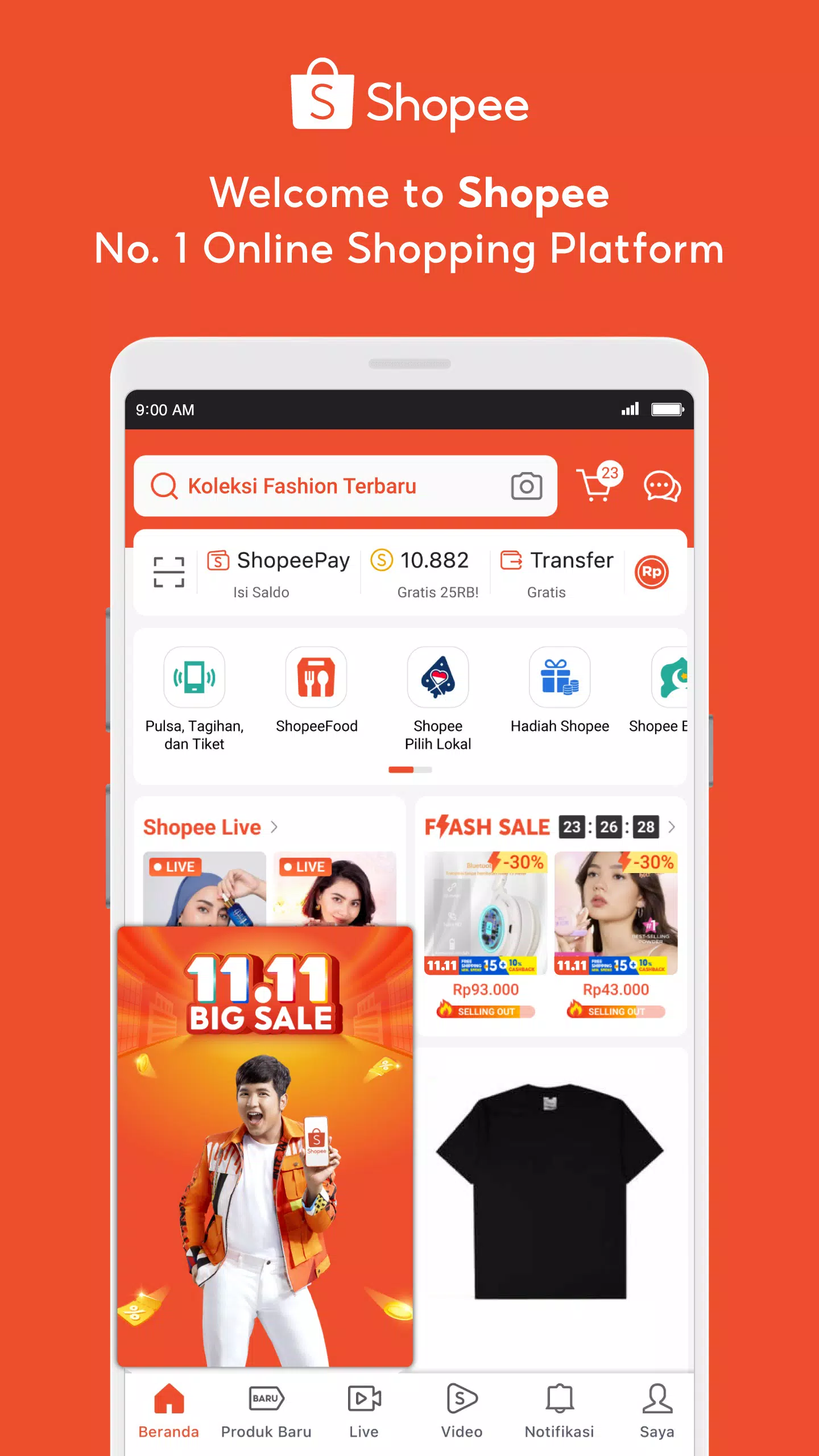 8.8 Shopee Live Maraton 스크린샷 1