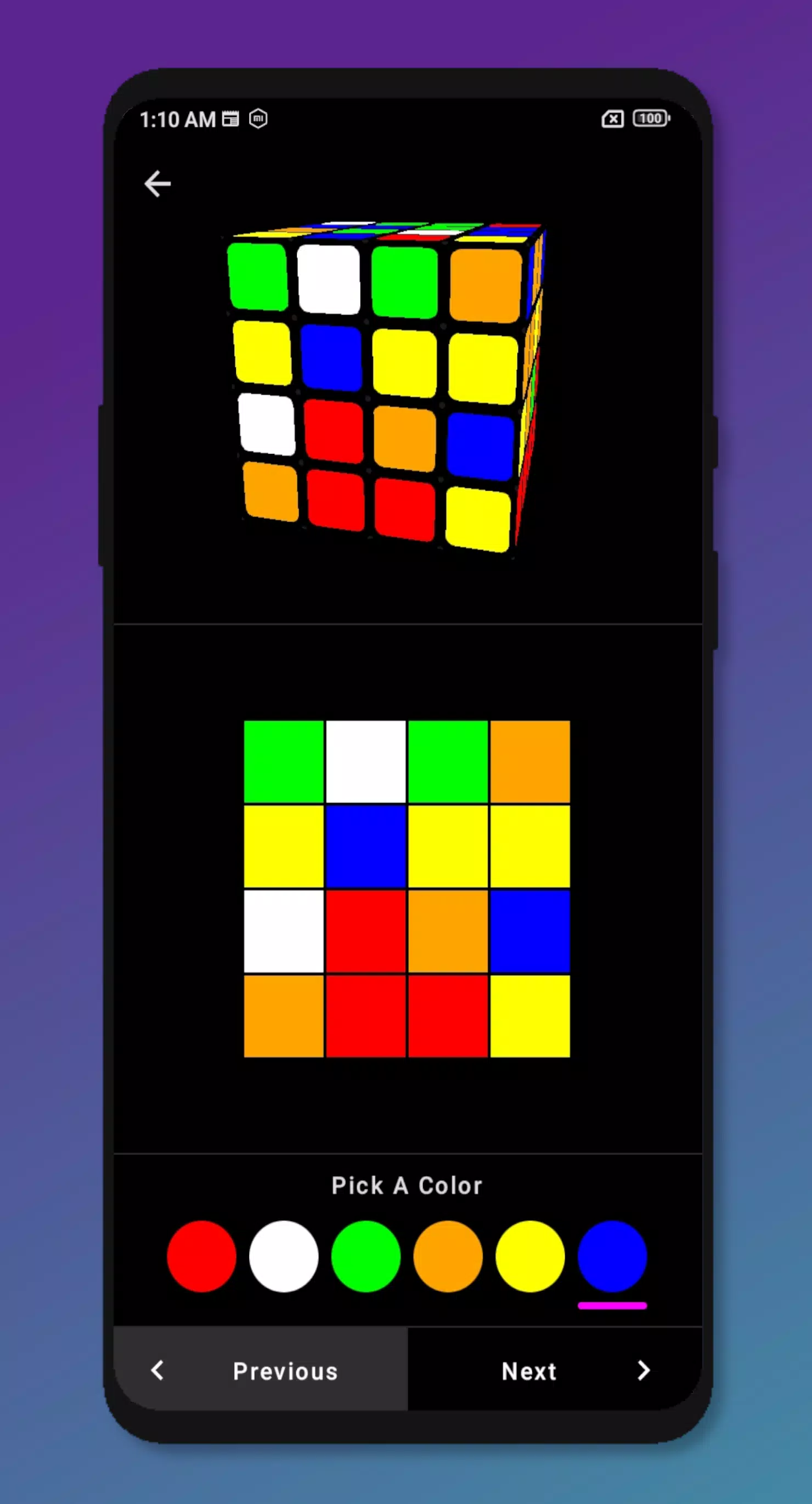 Rubik’s Cube Solver 4x4 स्क्रीनशॉट 4