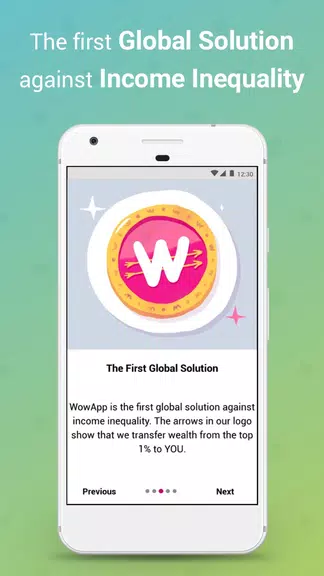 WowApp - Earn. Share. Do Good स्क्रीनशॉट 1