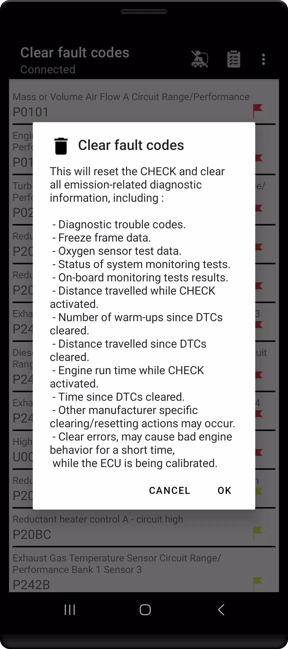 Tor OBD2 Diagnostics Captura de pantalla 4