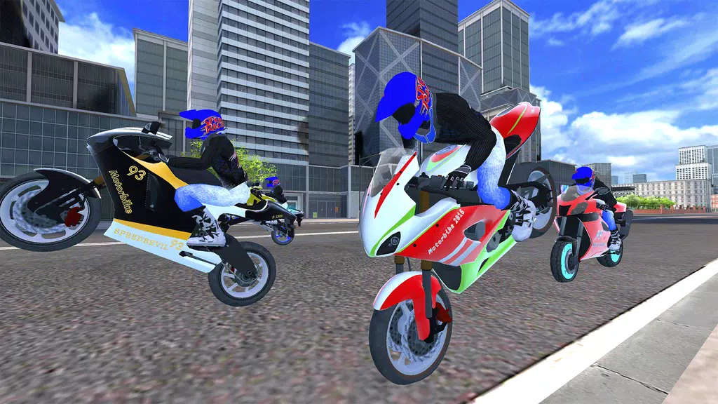 Real Moto Bike City Racing Captura de tela 3