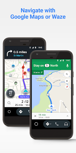 Android Auto – Google Maps, Media & Messaging Captura de pantalla 3