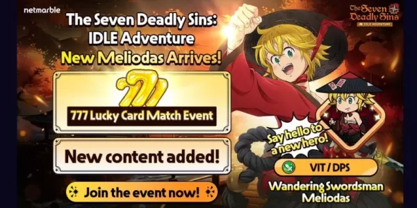 Meliodas Joins Seven Deadly Sins: Idle Adventure with New Limited-Time Events