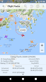 Hong Kong Flight Info Screenshot 3