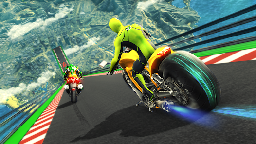 Super Hero Game - Bike Game 3D Capture d'écran 1