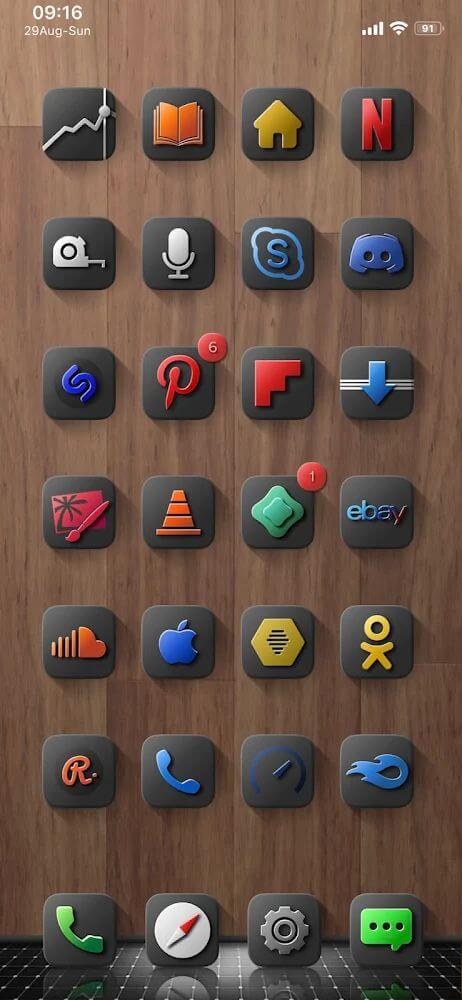 Shiiny Icon Pack Mod スクリーンショット 1