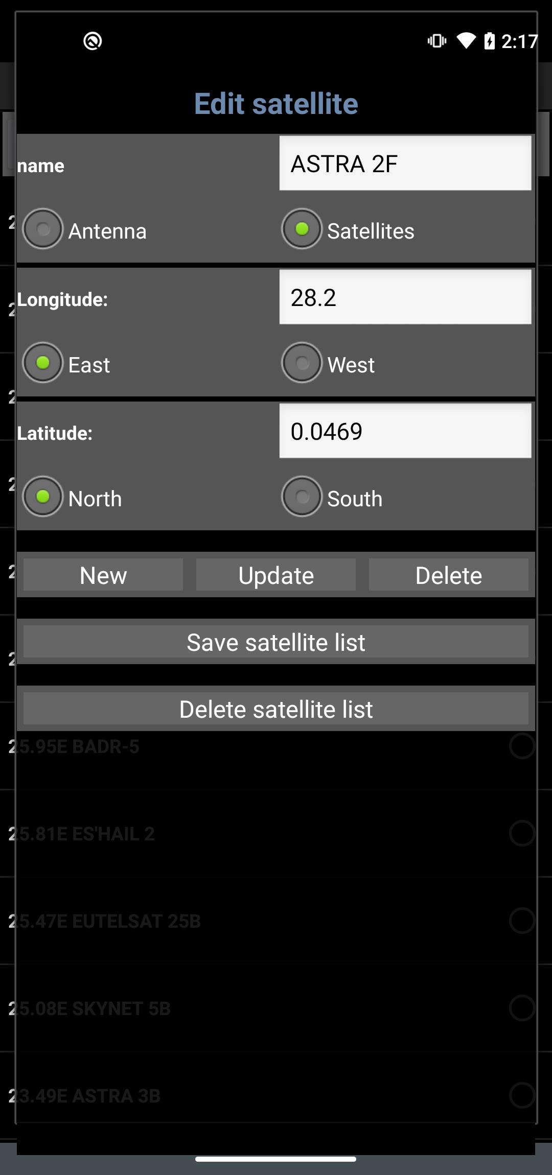 Satellite Locator スクリーンショット 4