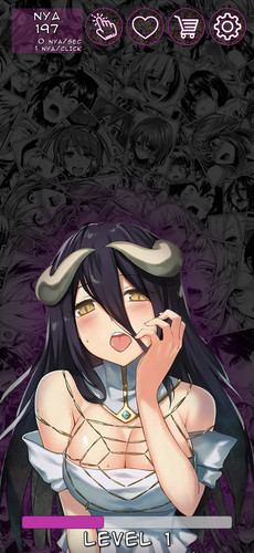 Ahegao Clicker Captura de tela 2